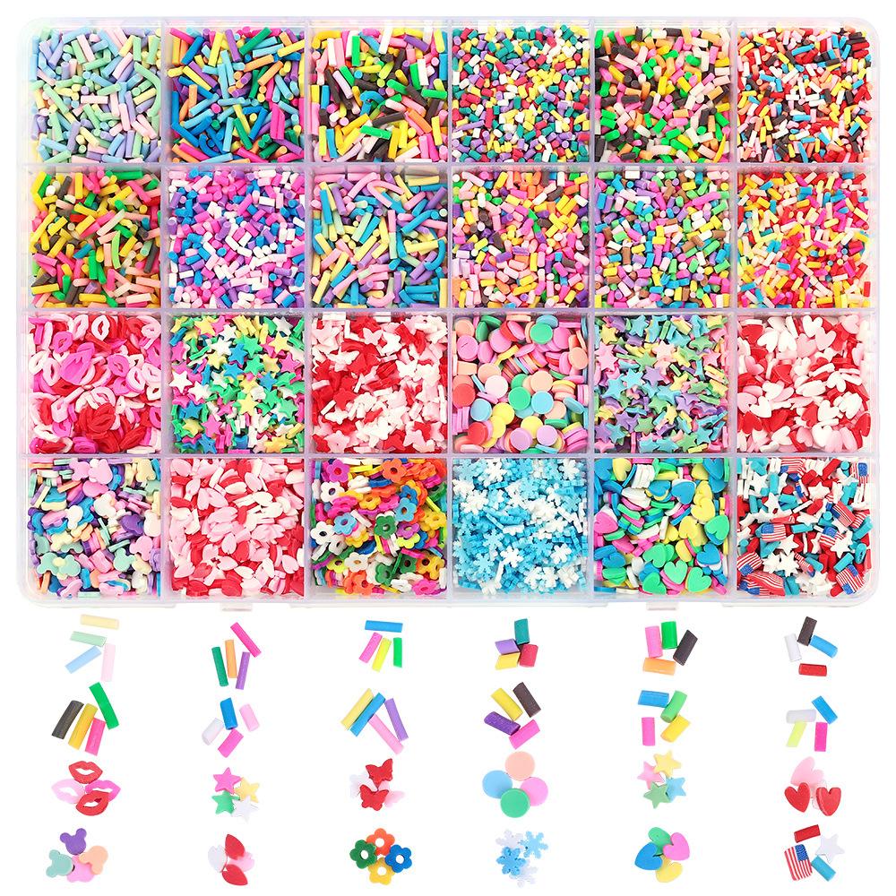 

Украшения для дизайна ногтей ко Дню святого Валентина, набор для керамики, 24 сеточки, сделай сам, фруктовые дольки, конфеты, любовь, цветы, смешанные нашивки