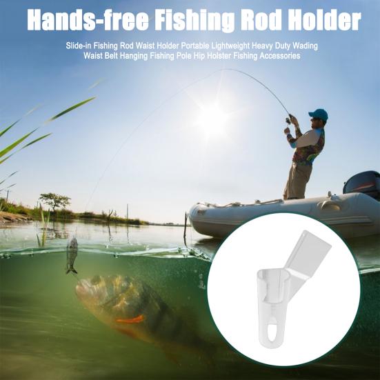 Einschiebbarer Angelruten-Hüfthalter Tragbar Leicht Hochbelastbar Wathose Hüfte