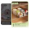 Plastic Expandable Storage Box Large Capacity with Dividers Adjustable Drawer Organizer Transparent Makeup Storage Container