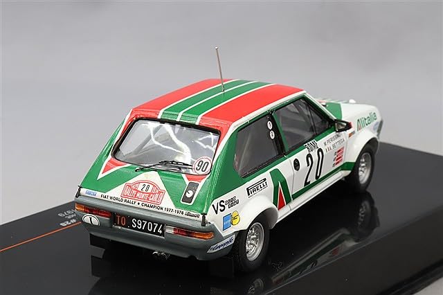 IXO MODELS Scale Fiat Ritmo 75 Abarth 1979 Monte Carlo Rally Perissinot Complete Diecast Car RAC445B 1/43 #20 A. Bettega/M.