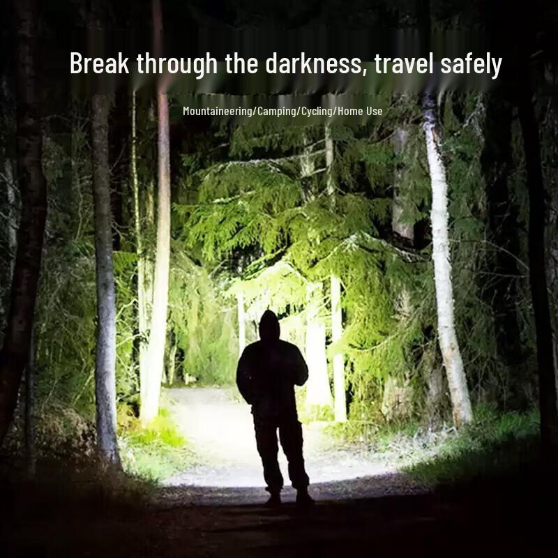 UOSU Rechargeable Aluminum Alloy Zoom Flashlight