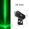 5W 10W Outdoor Wall Lamp RGB Floodlight LED Waterproof Spotlight with Narrow Beam Angle Light Landscape Lights for Street Garden