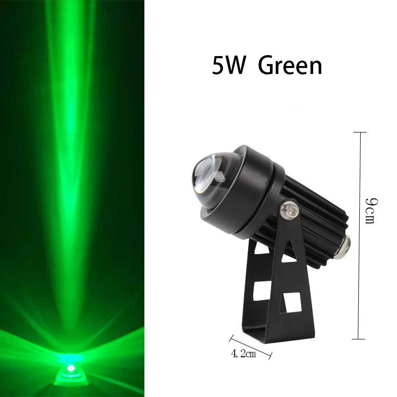 5W 10W Outdoor Wall Lamp RGB Floodlight LED Waterproof Spotlight with Narrow Beam Angle Light Landscape Lights for Street Garden