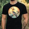 T-Shirt Herren Wiedehopf Vogel Motiv Baumwolle Größe XS bis 5XL