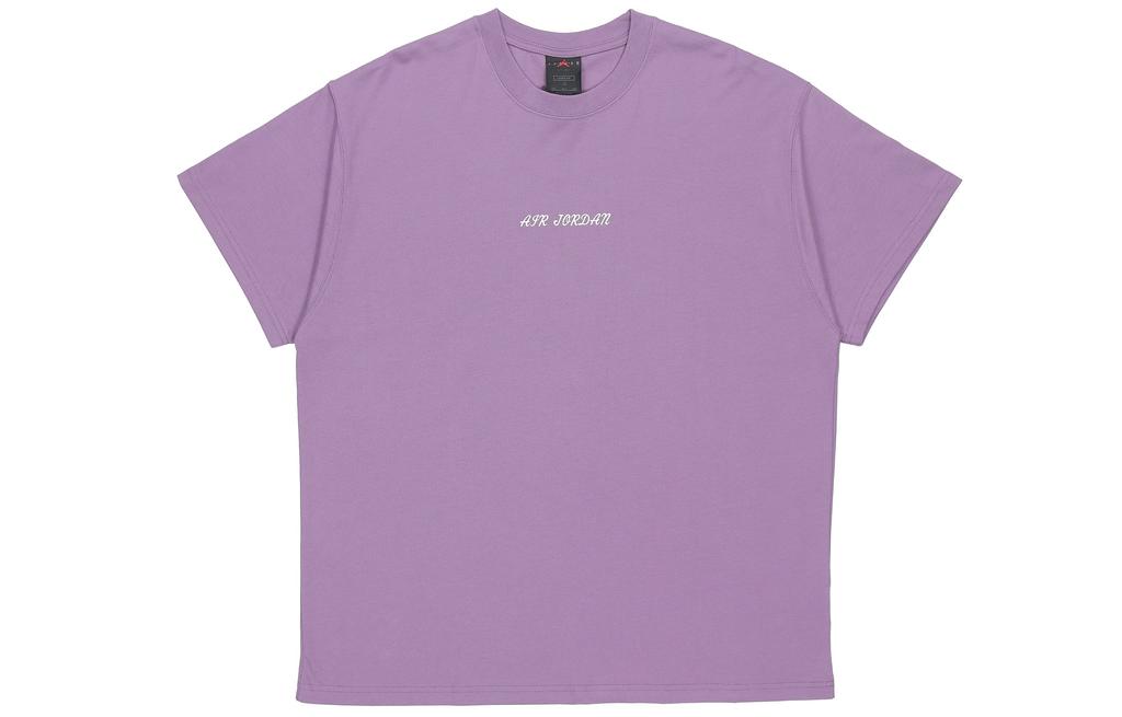 Jordan T Shirt Men's Gray Purple DQ4960-574