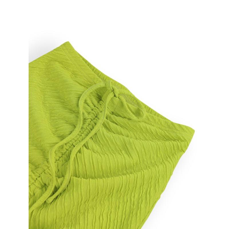 Women's Short-sleeved Body-hugging Skirt Set Slit Skirt Short-sleeved Top Set