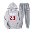 Trendy Hoodie With Velvet Men Women Loose Set