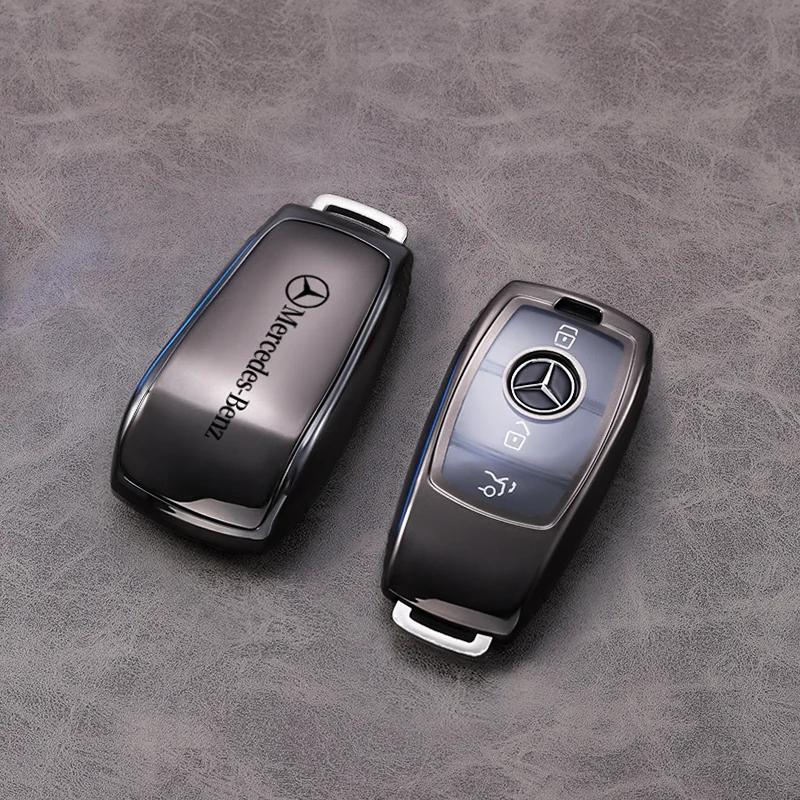RPO5 Car Key Fob Cover Case Keychain Holder For Mercedes Benz Accessories A200 C180 C200 C300 GLA250 GLC300 GLE400 GLE500