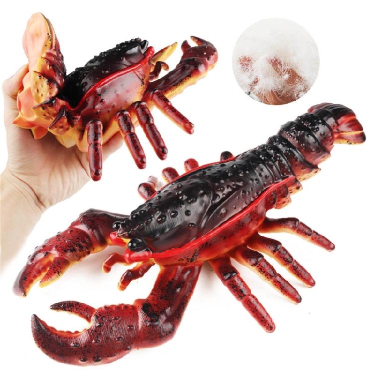 Wildlife Enthusiasts Gift Artificial Lobster Intricate Sea Creature Sculpture