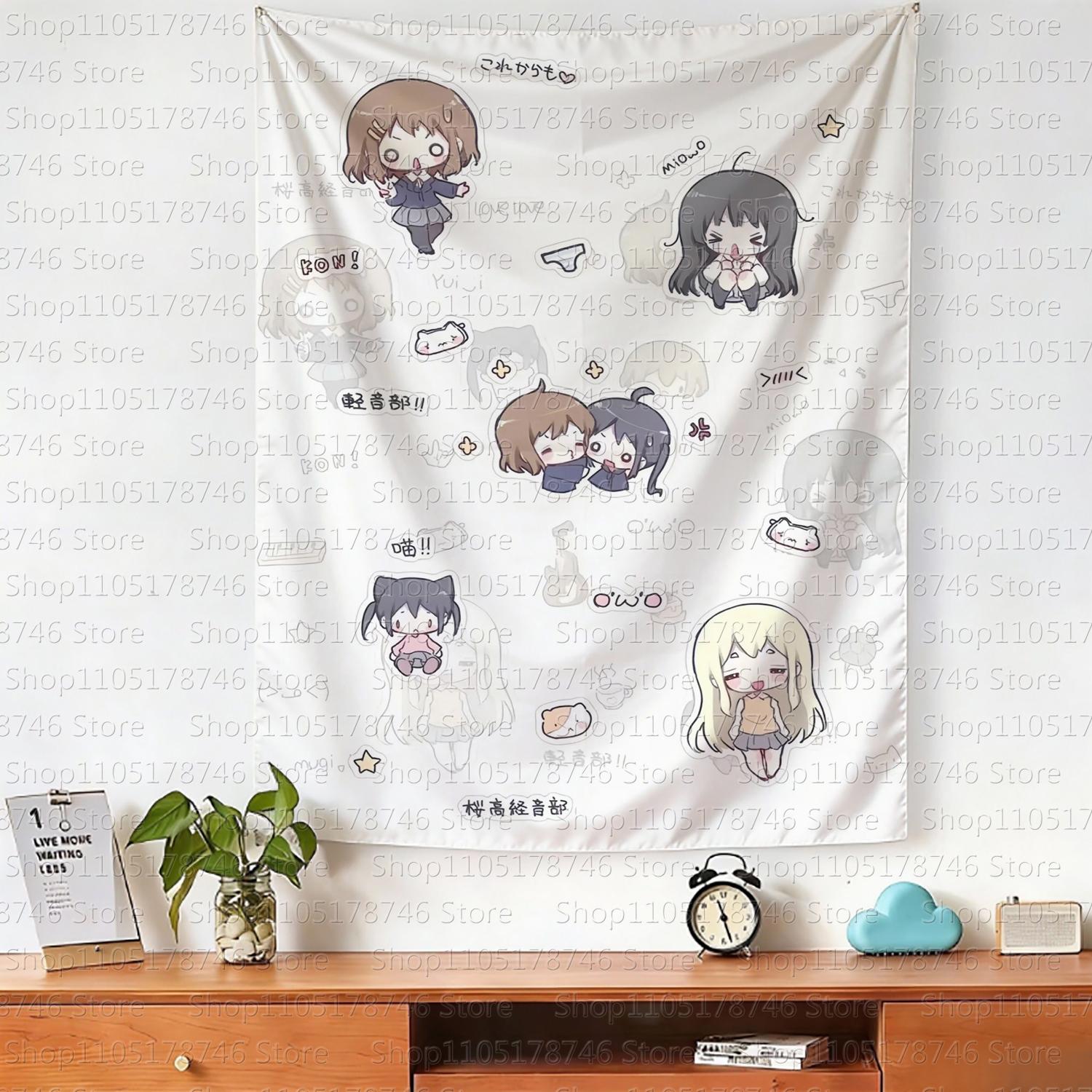 

Kawaii Anime Girl Wall Hanging Tapestry Cute Fashion Bedroom Background Home Decor Original Design Wall Tapestries 74x94cm(29x37in)