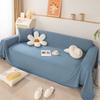 Solid Color Sofa Cover Towel Chenier Sofa Cushion All-inclusive Non-slip Cover Modern Simple Universal Cover