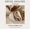 Women's High-Value Thick-Soled Cotton Slippers: Warm, Non-Slip, Fluffy, Height-Boosting for Autumn/Winter