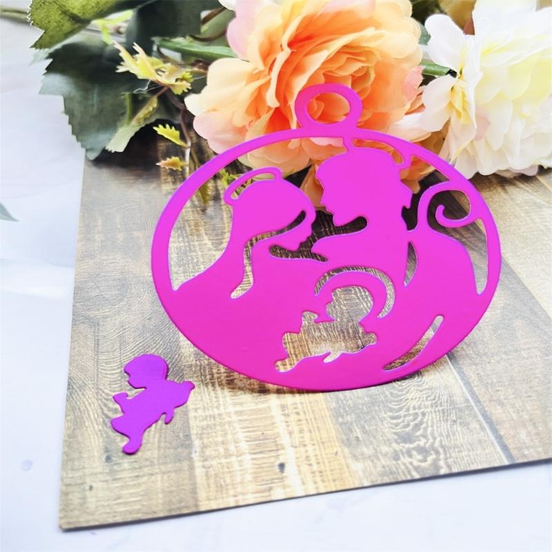 Christmas Pendant Metal Cutting Dies DIY Craft Carbon Steel Embossing Template Stencil Scrapbooking for Card Die Cuts