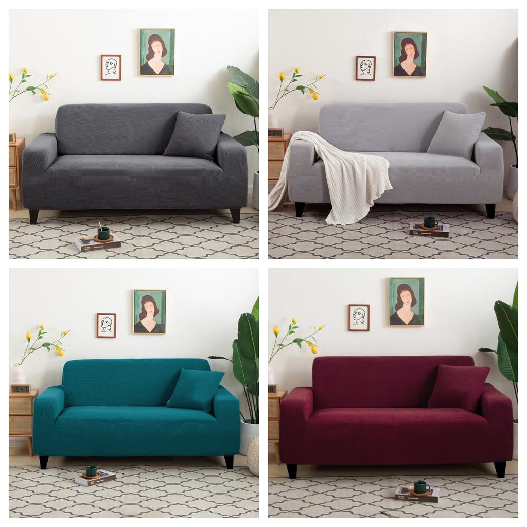 Husă Groasă Jacquard pentru Canapea pentru Living 1/2/3/4/5 Locuri Husă Elastică pentru Canapea Culoare Solidă Antiderapantă Husă pentru Canapea pentru Acasă
