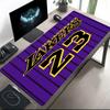 Lakers Theme Mouse Pad, Non Slip Rubber Base, Multifunctional Office & Home Decor, Perfect for Workspace Personalization.