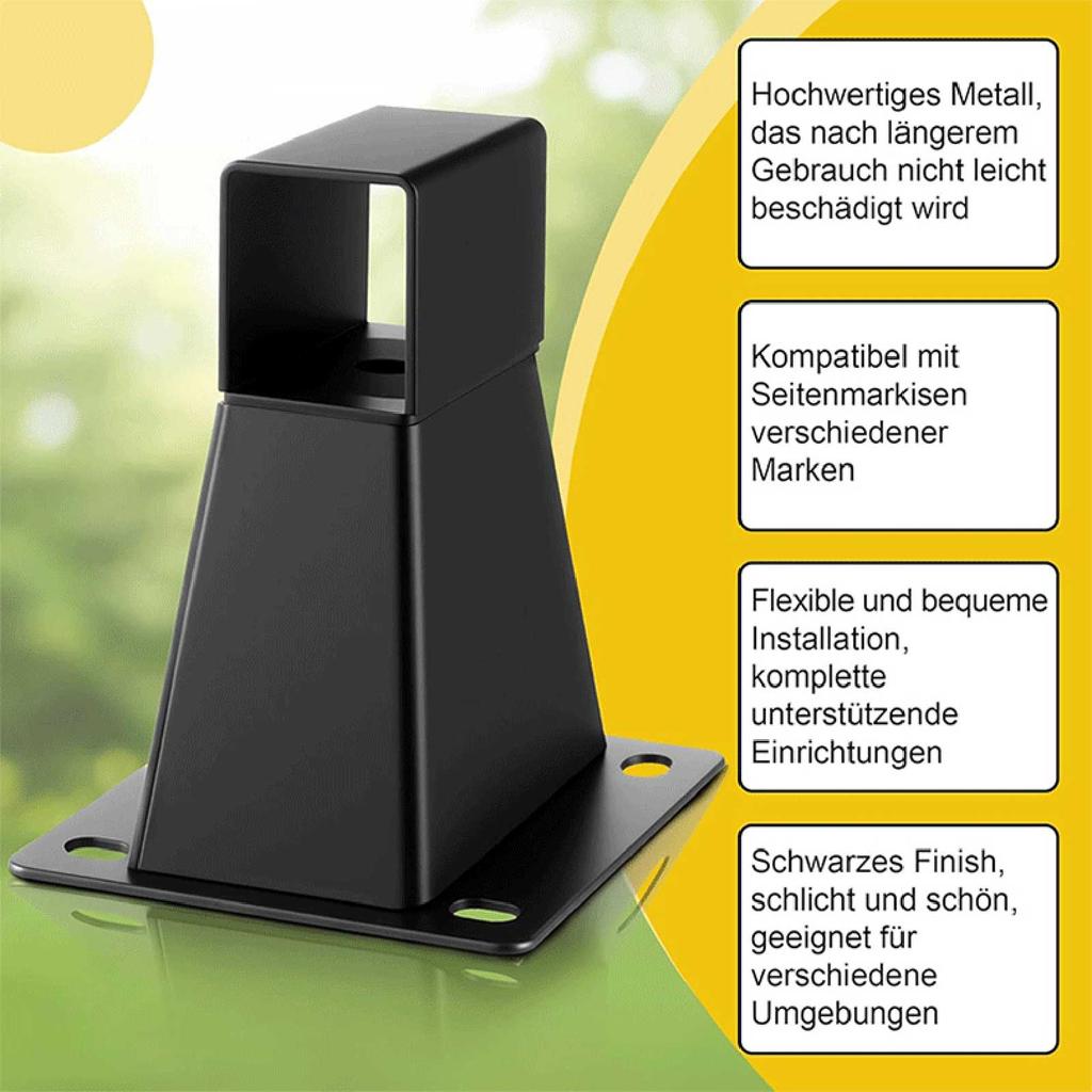 Wandmontierte Markisenstütze mit Schrauben Spreizdübel Metallstütze Ersatzteile für Markise Außen Terrassenüberdachung Sha