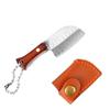Stainless Steel Sharp Mini Kitchen Knife Box Express Unpackage Cutter Keychain Creative Paring Knife Portable Carry EDC Tool