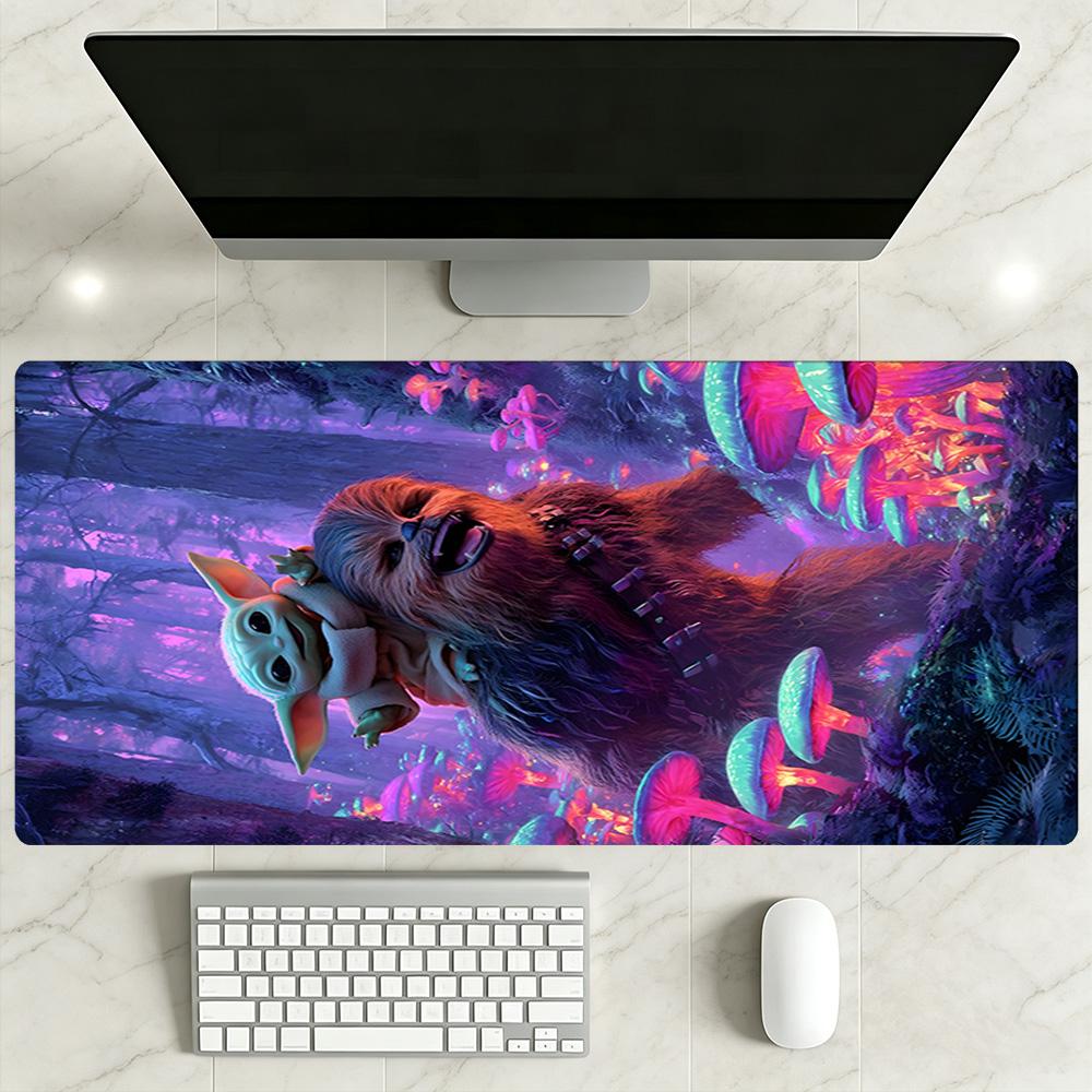 Star Wars Large Mouse Pad Keyboard Mat Desktop Mouse Pad Non-Slip Rubber Bottom Perfect Gift for Gamers And Professionals