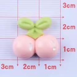 Artificial Resin Flat Back Fruit Design Fridge Magnet for Souvenir and Home Decor
