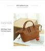 Genuine Leather Women's Shoulder Bag - 2025 European & American Style
