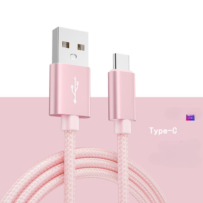 Цифровые кабели 3,3 фута/6,6 фута/9,9 фута высокоскоростной USB Type-C кабель для быстрой зарядки для телефонов Android 3m розовый