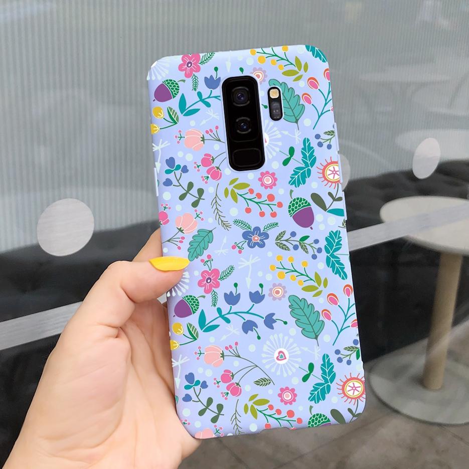 For Samsung Galaxy S9 Plus Case S9+ G965F Cute Candy Painted Fundas Matte Cover For Samsung S9 S9+ S 9 Plus Phone Case Soft Bags