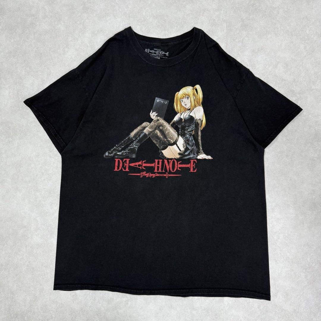 

[USED] Vintage Death Note Misa Misa Short Sleeve Shirt, Manga, Anime, Black, Part 3