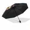 Fairy, Color RetroThemed Automatic Opening and Closing Umbrella 8 Ribs, Suitable for Leisure and Going Out, Outdoor Accessory, Gothic Styl