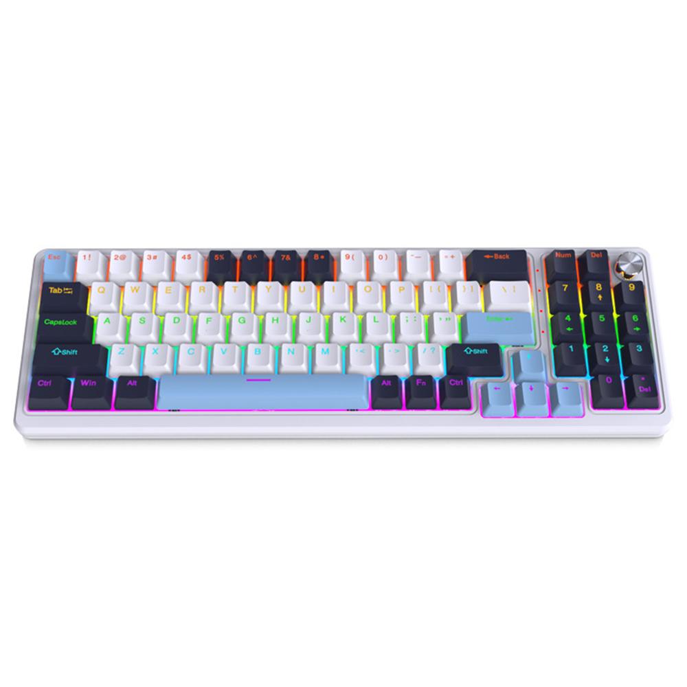 

Y-FRUITFUL K78 Mechanical Keyboard 78 Keys RGB Backlit Wired Gaming Office Computer Keyboard A