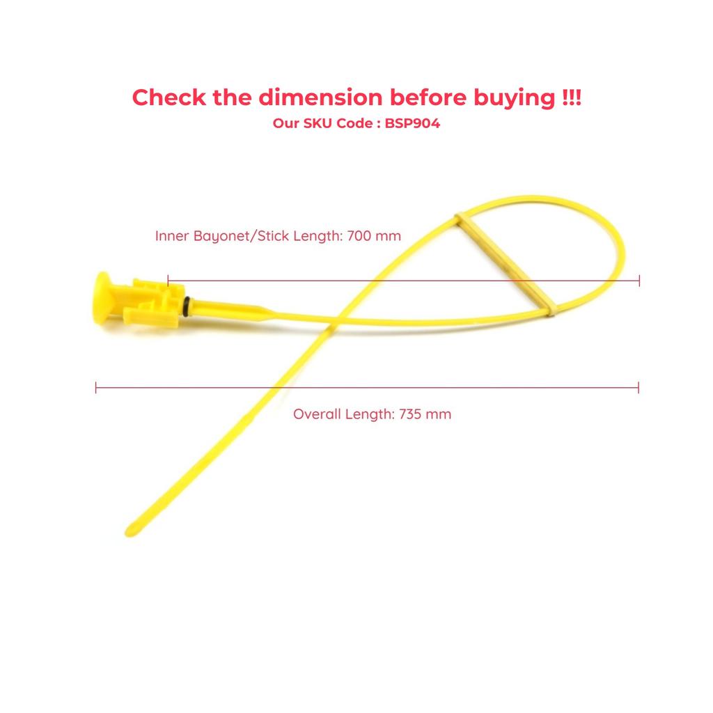 ESP904 Oil Level Measurer Rod Dipstick 700 Mm for Renault Opel Nissan Vauxhall 2.5 Diesel G9U632 G9U650 Engines 8200457625