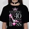 40 Years Birthday Women Tshirts Women Graphic Tshirts feUnisex Y2k Funny Anime Clothes