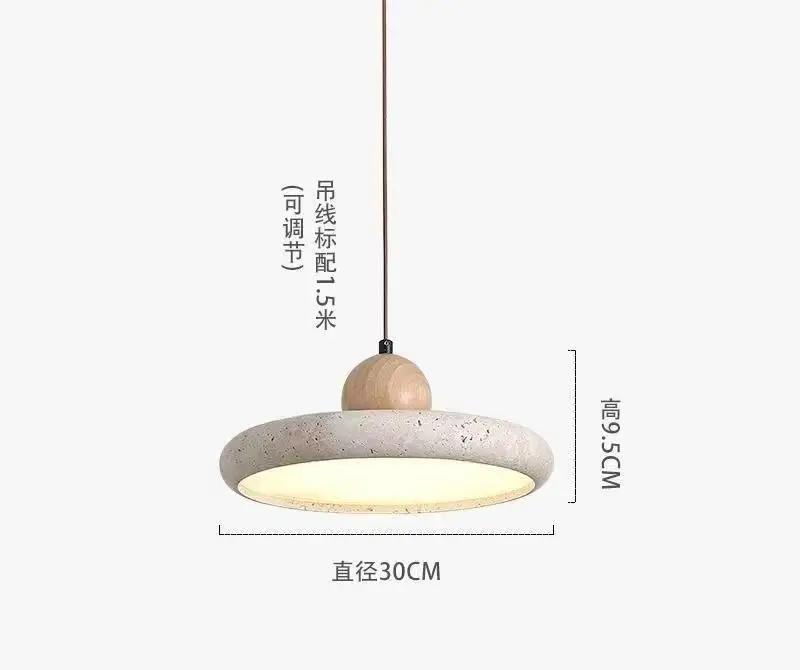 

Modern Natural Stone LED Pendant Light Nordic Retro Travertine Chandelier for Dining Room Beside Home Decor Light Fixtures warm light