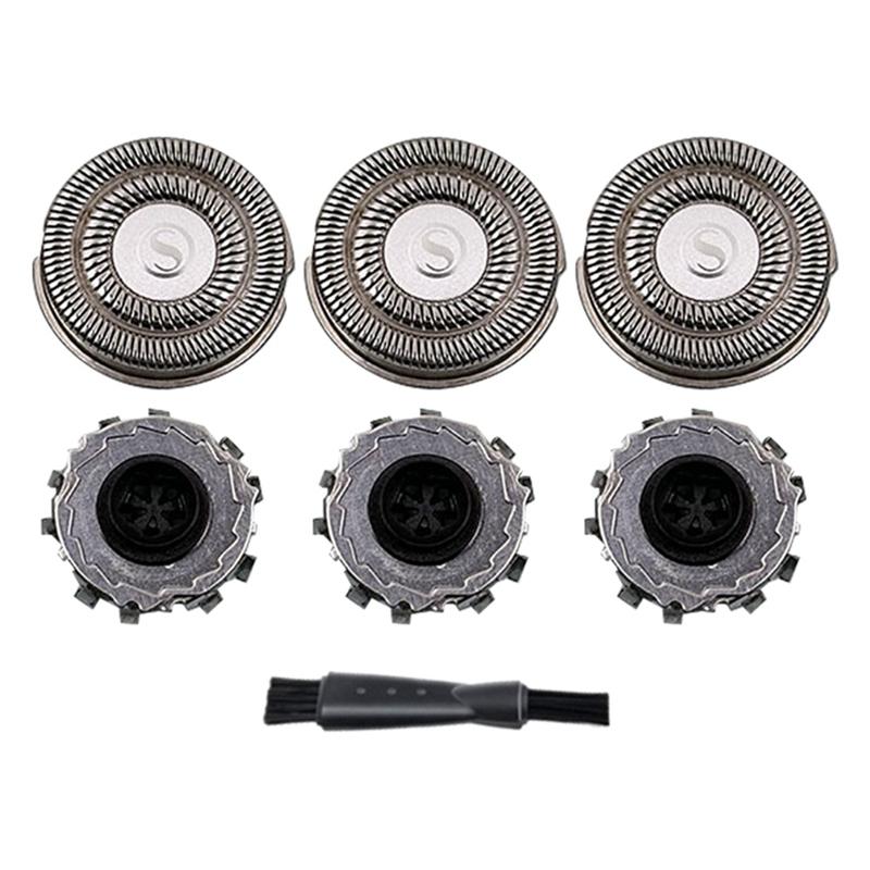3PCS For Xiaomi Mijia S500C S500 S300 Electric Shaver Head Replace Shaver Net MJTXD01SKS Cutter Head Accessories Parts