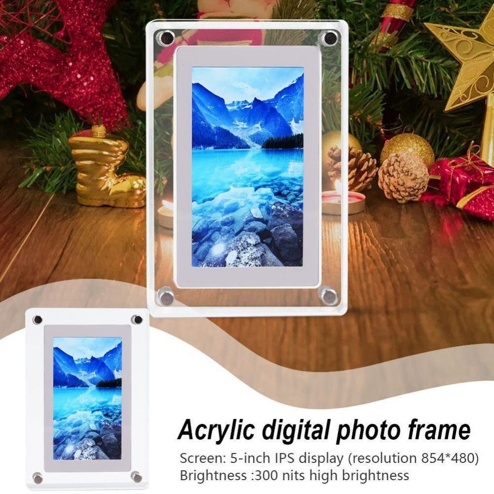 IPS Display Video Picture Frame 7inch Digital Album Gift Slideshow Frame  Home Decor