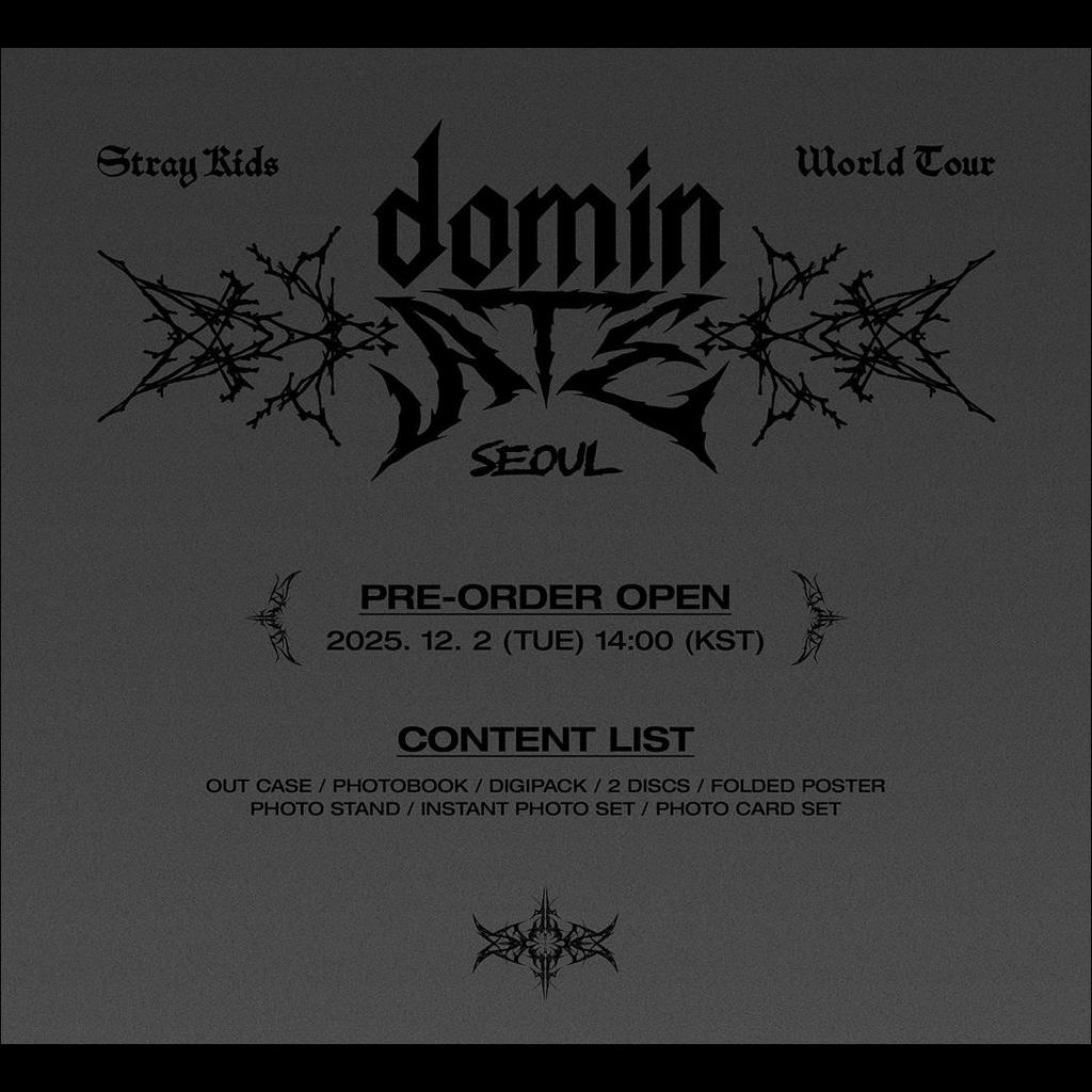 [Pre-order] Stray Kids World Tour [dominATE SEOUL] Blu-ray + Free Gift