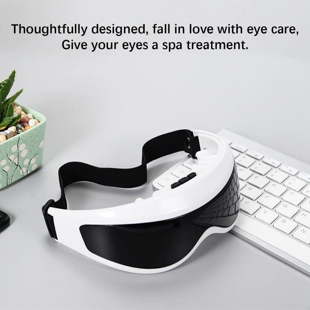 Manyetik Boncuklar Elektrikli Göz Masaj Aleti Ayarlanabilir Toka EMS Göz Rahatlatıcı Göz Bakımı Masajı