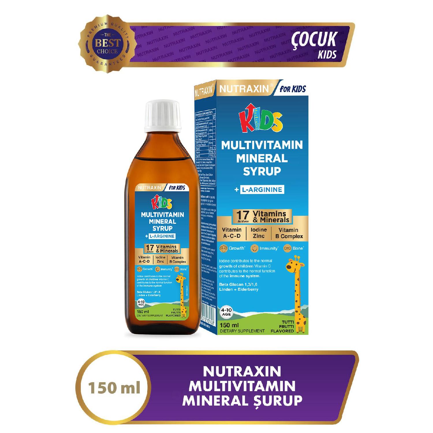 

Kids Multivitamin Mineral Syrup 150 Ml