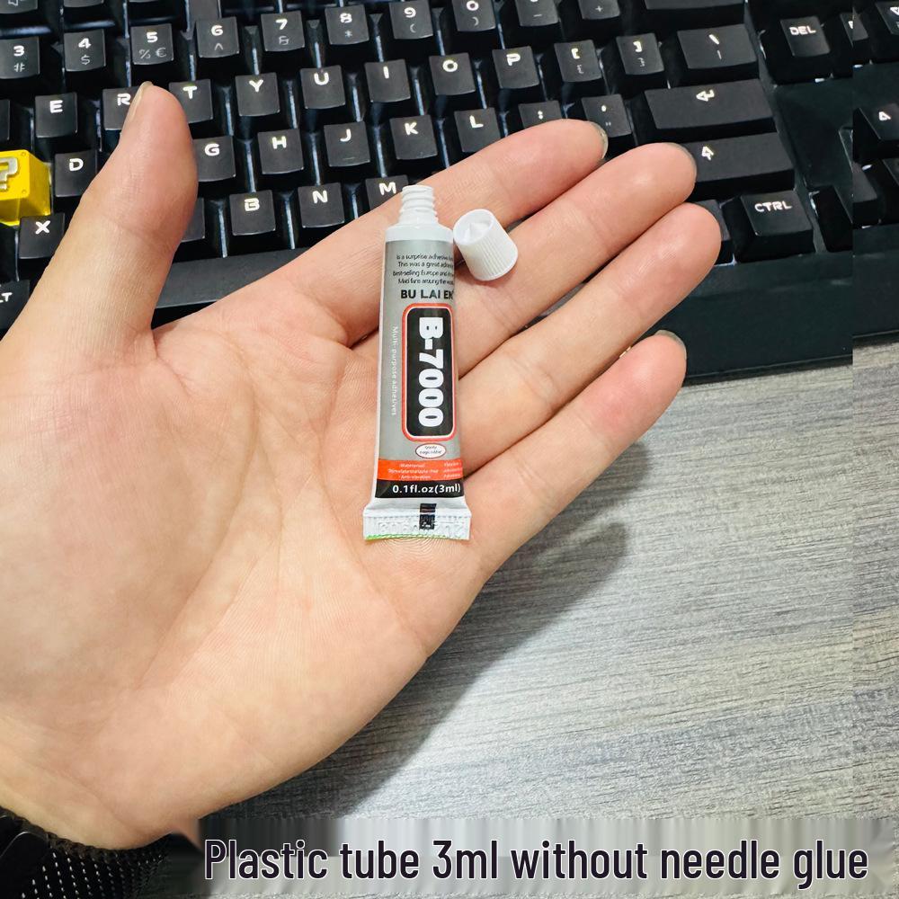 B7000 Mobile Phone Screen & Case Adhesive with Needle Applicator for Rhinestones & Jewelry.