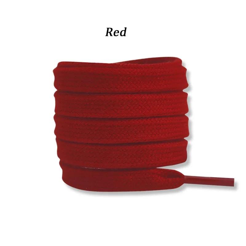 0,8 cm Breite Flache Schnürsenkel Tennis Turnschuhe Schuhbänder Qualität Baumwollschnürsenkel 80/100/120/140/160 cm 1 Paar Schnürsenkel Schuhzubehör