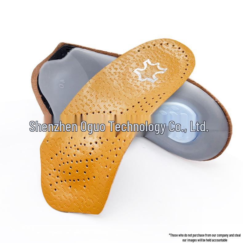 

Стелька из коровьей кожи с поддержкой свода стопы и метатарзальным массажем для плоскостопия - Унисекс Повседневная Полноразмерная подушечка 41/42