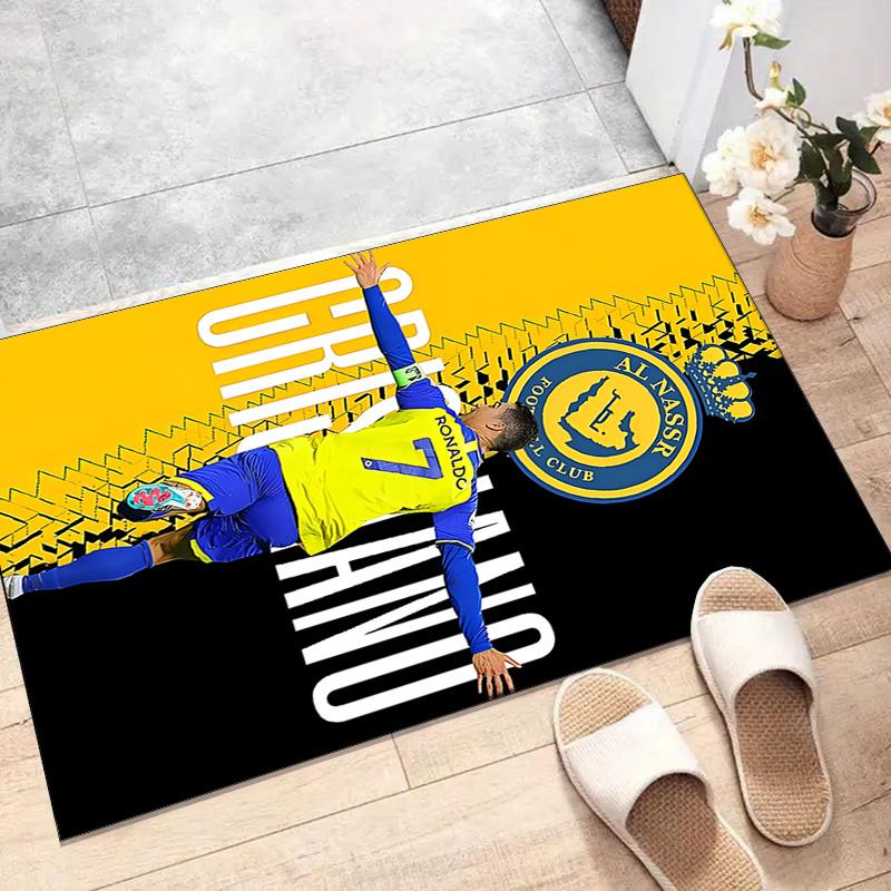 1pc Number 7 Soccer Design Printed Area Rug Carpet for Bedroom Living Room Home Decor Rugs Mat Non Slip Mat Rug for Bedside