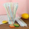 Multicolor Plastic Pipes Drinking Straws Cola Straws Bar Party Wedding Kitchen Pajitas Cocktail Straw
