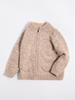 Children's Special Offer: Winter Cashmere Zipper Cardigan - Half-High Collar, Three-Ply Thick, Baby & Toddler Knit Outerwear.