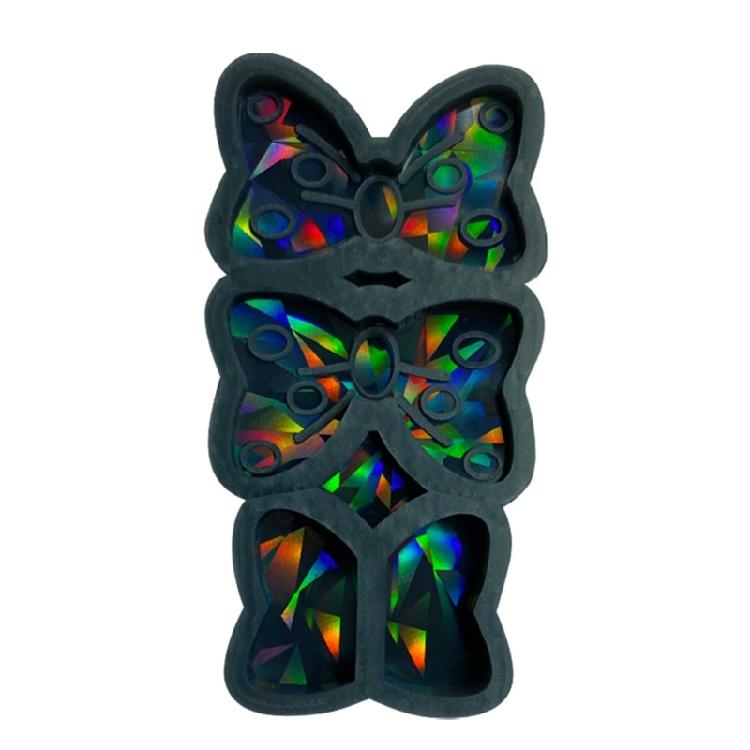 

Resin Holographic- Bowknot Straw Topper Mold for DIY Crafts Cupcake Decoration 1 чёрный