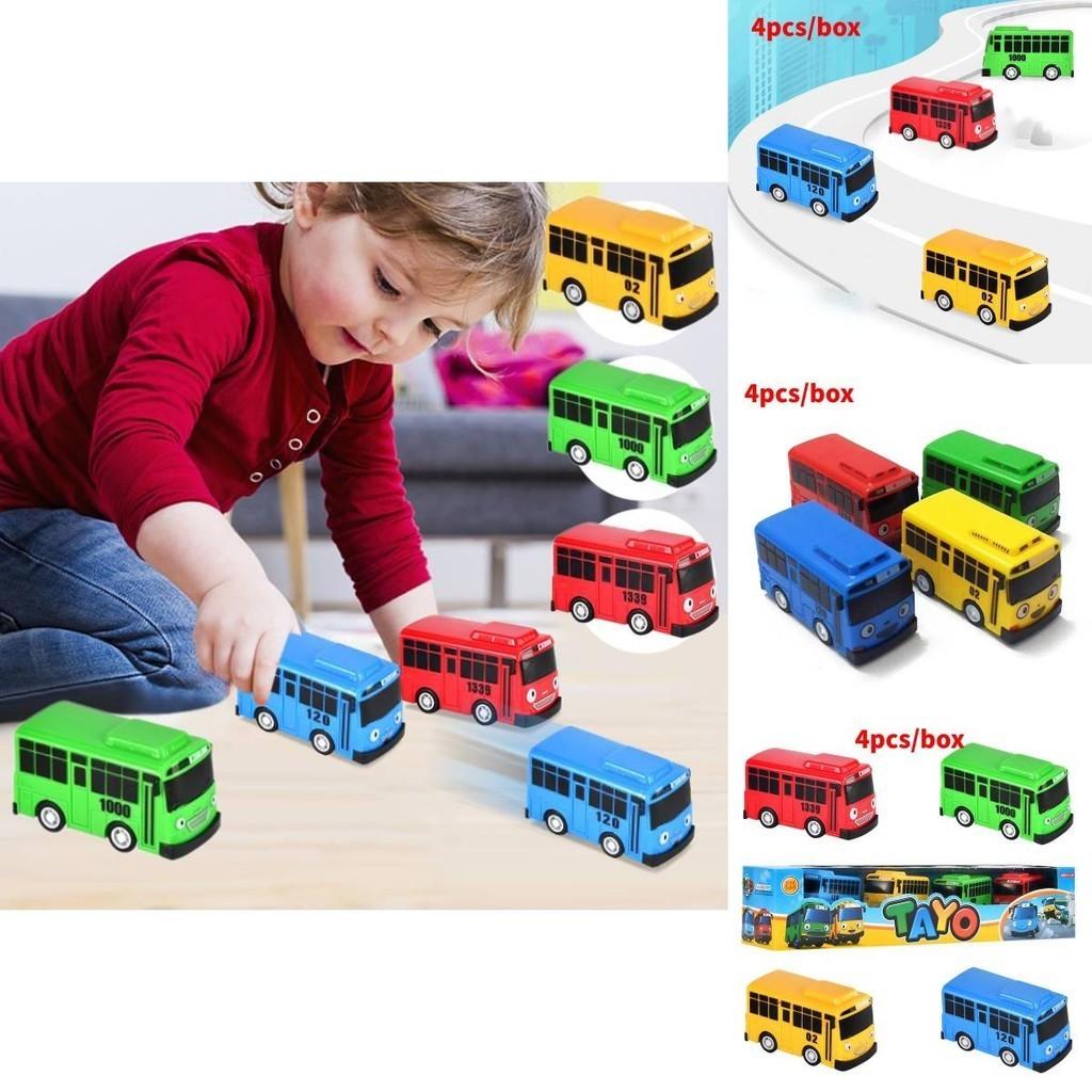 Hochwertiger Minibus in neun Farben mit funktionierenden Türen Lernspielzeug-Set