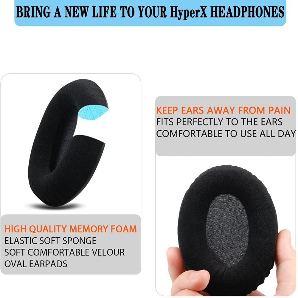 Sponge Protein Headset Foam Replacement Foam Cushion Replacement  for KHX-HSCP Hyperx Cloud 2