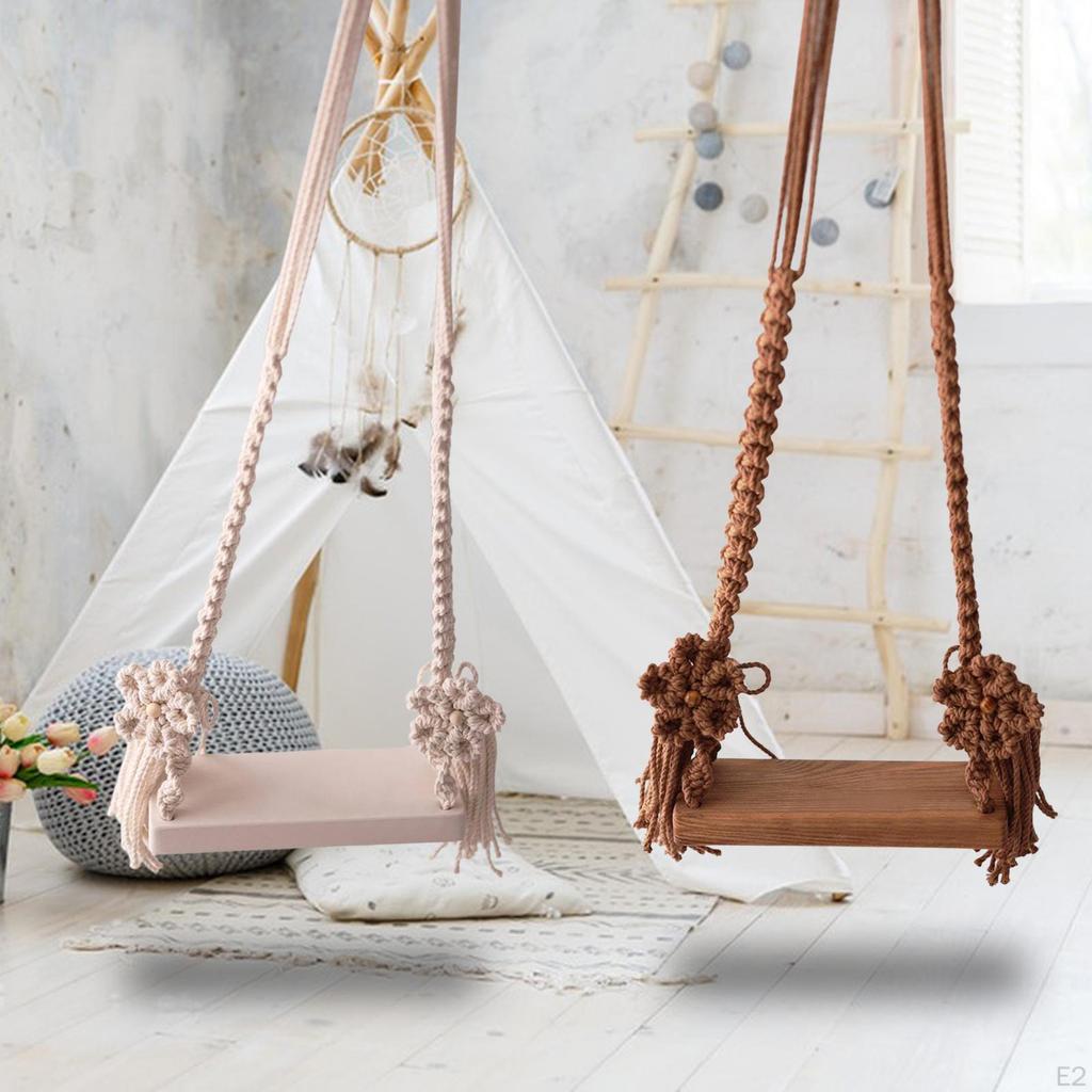 Schommelstoel Foto Thema Props Poseren Achtergrond voor Buiten Verjaardagsdecoratie Kinderen