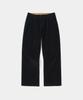 UNIFORM BRIDGE Corduroy Comfort Chino Pants Black