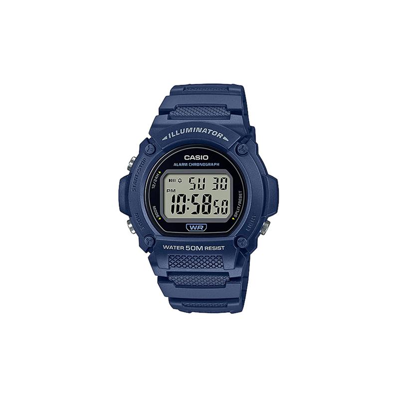 

Casio YOUTH Series-Disc Digital Display Fashionable Retro Street LCD Display Multi-Function Sports 50 Meters Waterproof Quartz Movement W-219H-2AVDF сірий колір