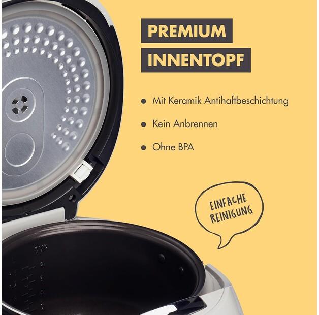 Рисоварка Reishunger Digitaler, серая (538-DRK-GREY)